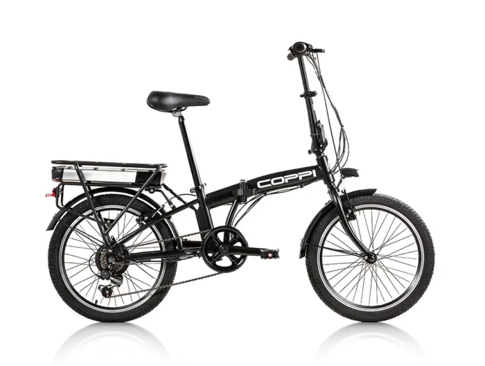 coppi ebike capri folding car bike 20"